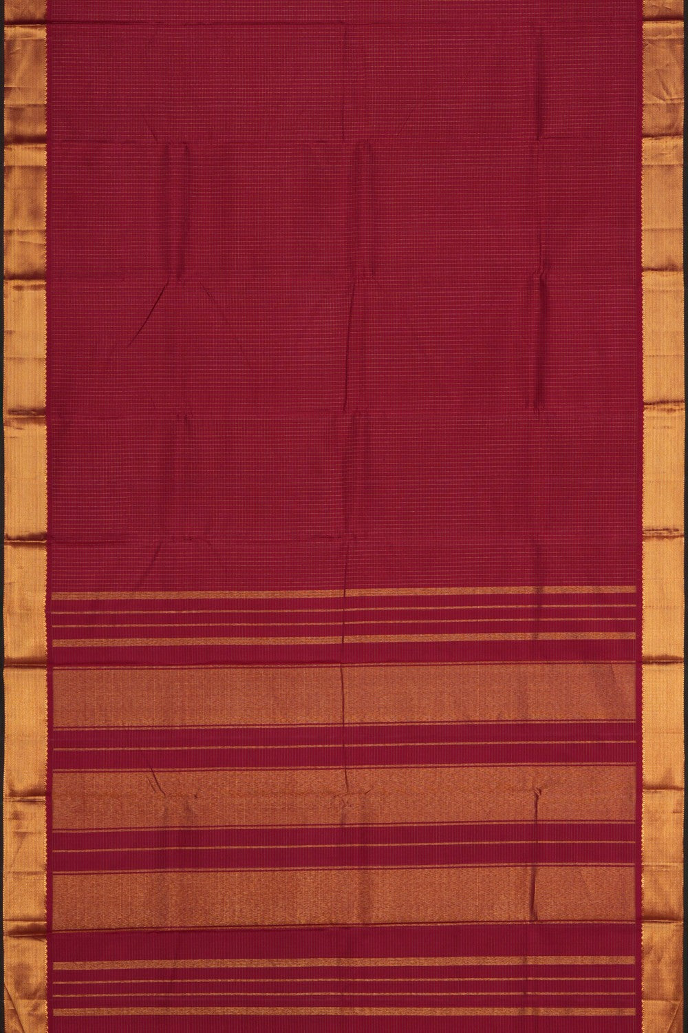 Image of Arani Silk Kattam Pink Saree